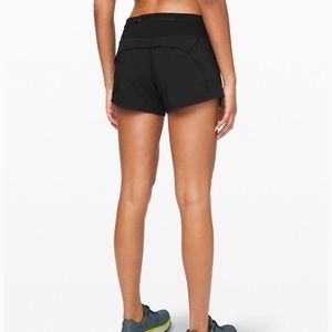 black lululemon shorts
